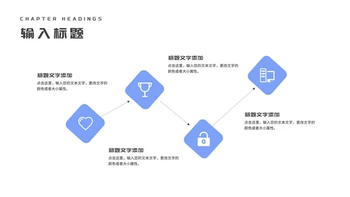 蓝色渐变几何学生毕业论文答辩演讲PPT模板