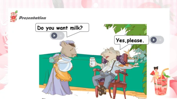 人教新起点小学英语一年级下册 Unit5 Drink Story Time