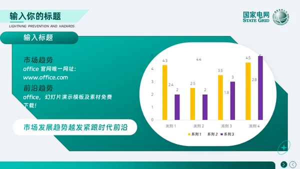 安全用电 你我同行_国家电网电力通用PPT模板
