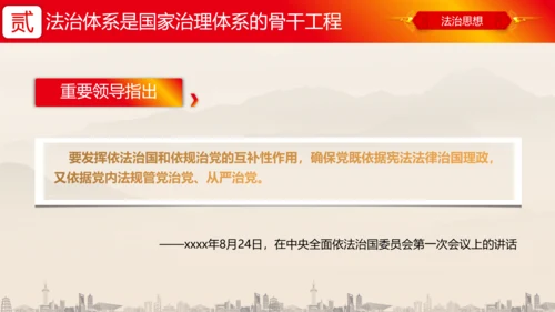 建设中国特色社会主义法治体系PPT党课