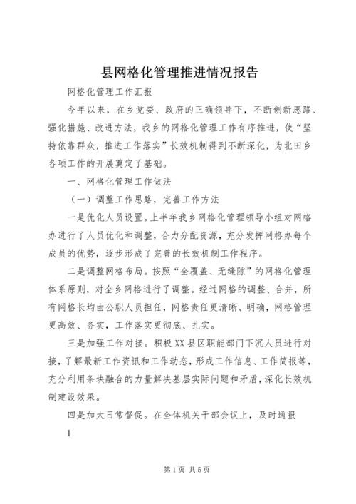 县网格化管理推进情况报告_1 (2).docx