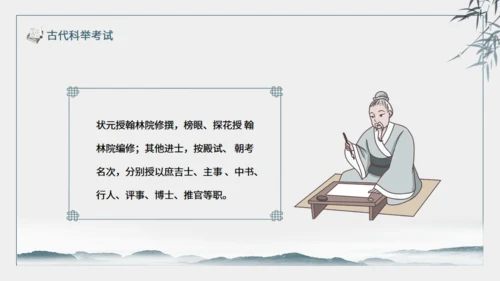 古代科举考试介绍动态通用PPT模板