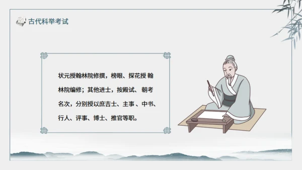 古代科举考试介绍动态通用PPT模板