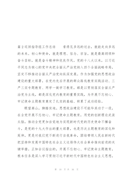 巡回指导组工作总结5篇.docx