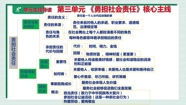 八上道法第三单元勇担社会责任复习课件2024 