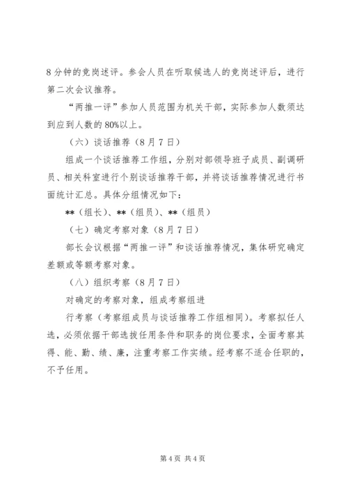 贵州大学处级干部竞争上岗工作实施方案 (2).docx