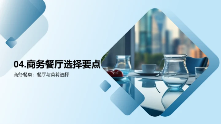 商务餐桌礼仪指南