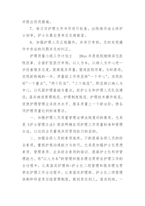 护理质量小组工作计划_2.docx