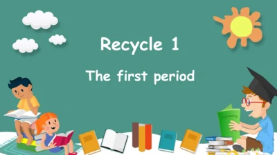 人教PEP版五年级下册英语Recycle 1 The first period 课件(共20张PPT