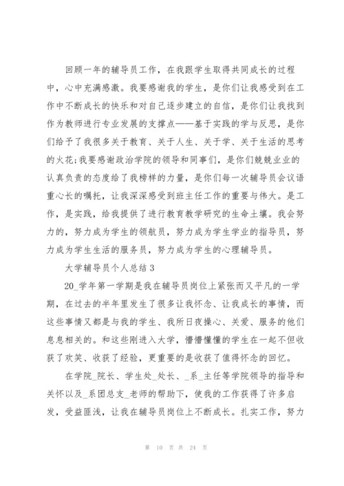 大学辅导员个人总结5篇.docx