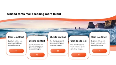 渐变含图片PPT列表