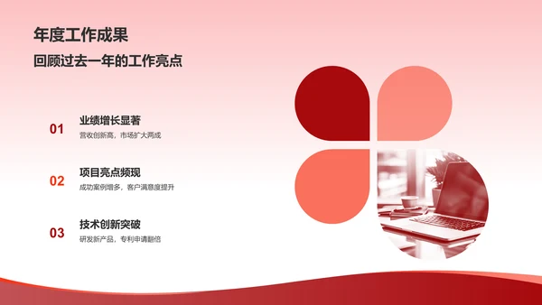 红色商务风表彰庆典PPT模板