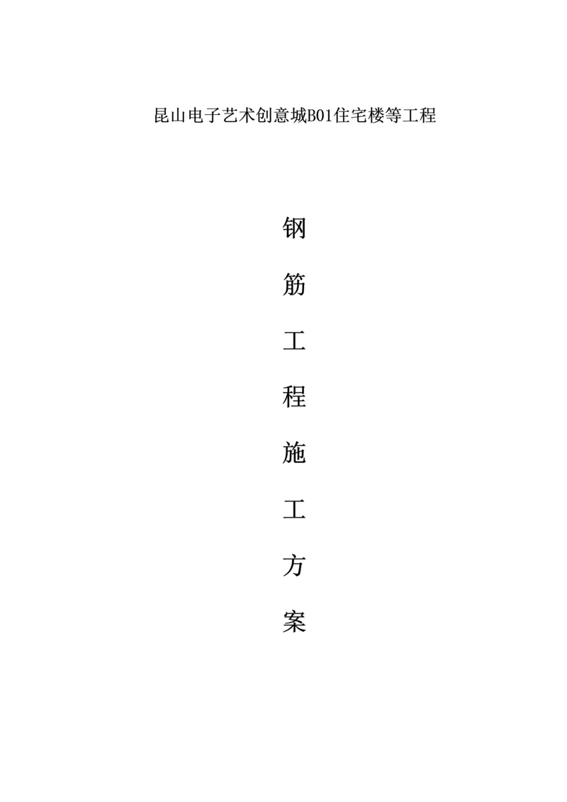 别墅关键工程钢筋专题方案.docx