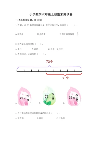 小学数学六年级上册期末测试卷精品（易错题）.docx