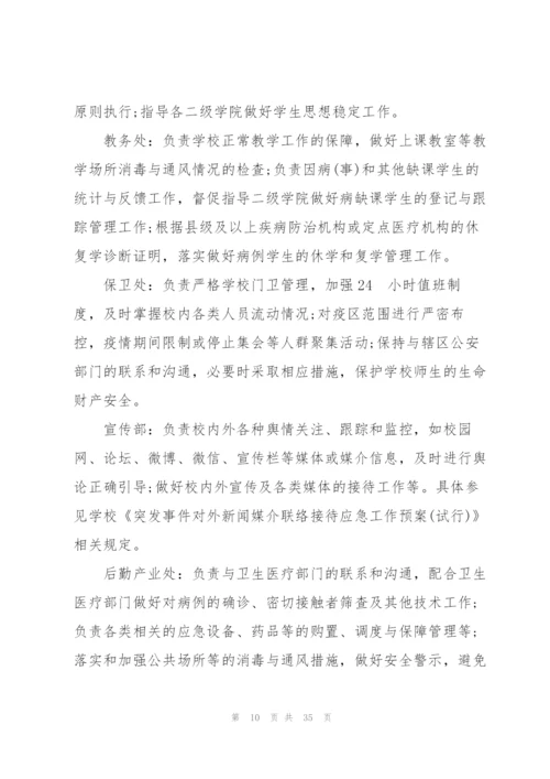 疫情防控应急演练存在问题及整改措施范文十篇.docx