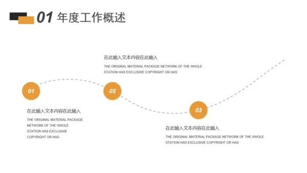 橙色商务风工作总结汇报通用PPT模板