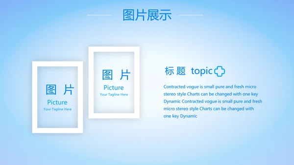 蓝色简约大方医疗行业工作汇报动态PPT模板
