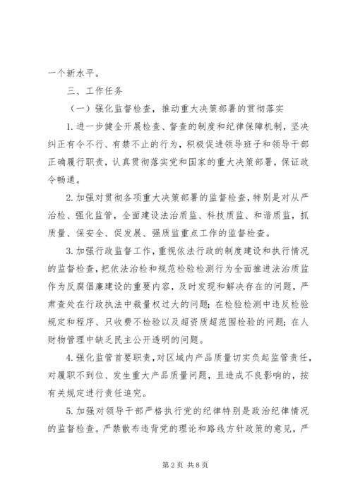 质监局工作实施方案 (2).docx