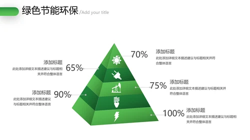 绿色环保2021年节能宣传周绿绿化构建生态文明城市PPT模板