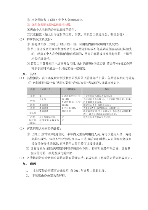 科技有限公司薪酬管理办法