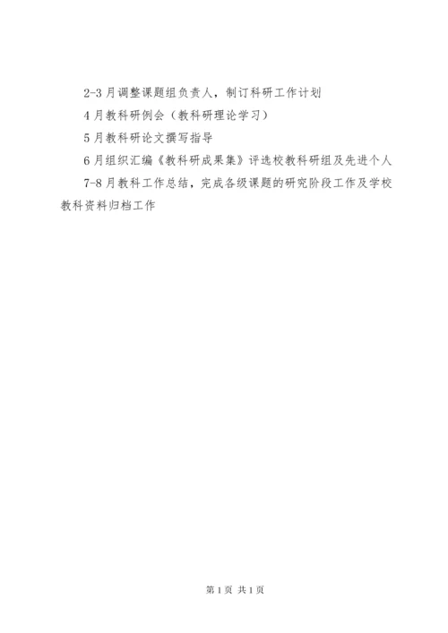 学校课题研究工作实施计划.docx