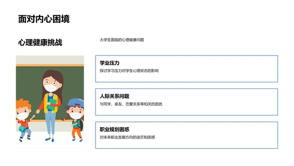 高校心理健康讲座PPT模板