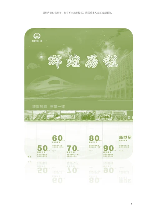 中铁一局集团有限公司员工道德与行为规范手册模板.docx