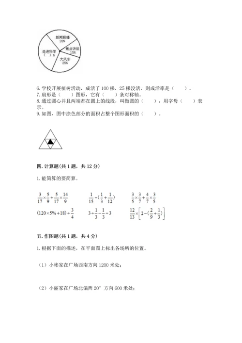 人教版六年级上册数学期末测试卷（典型题）word版.docx