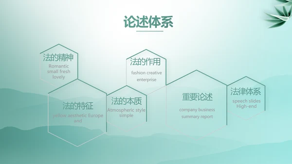 蓝色中国风法律案例分析动态PPT模板