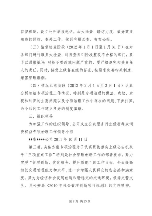 行风专项治理实施方案.docx