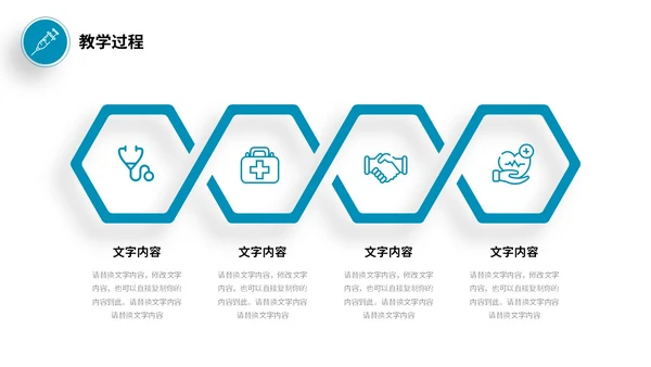 蓝色商务风简约形状护理行业说课PPT