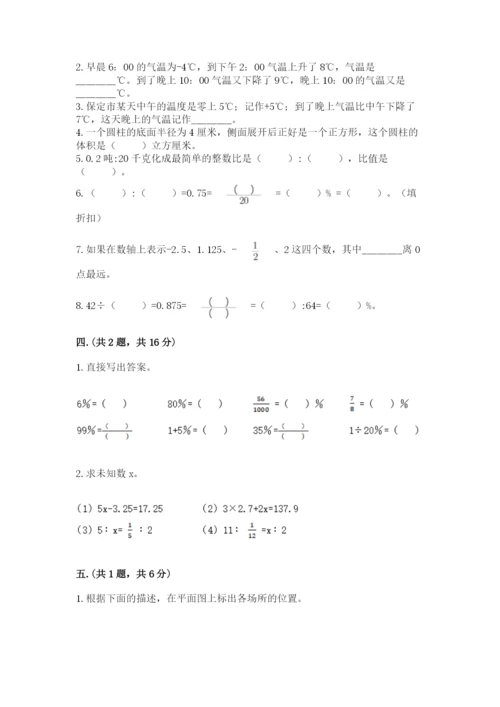 苏教版六年级数学小升初试卷带答案（巩固）.docx