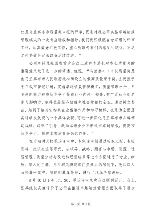 市长质量奖现场评审准备工作事项 (2).docx