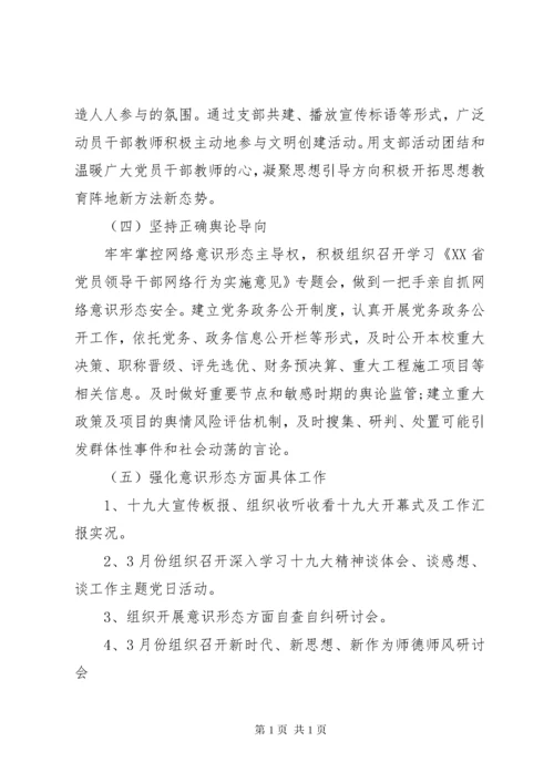 学校意识形态工作总结范文.docx
