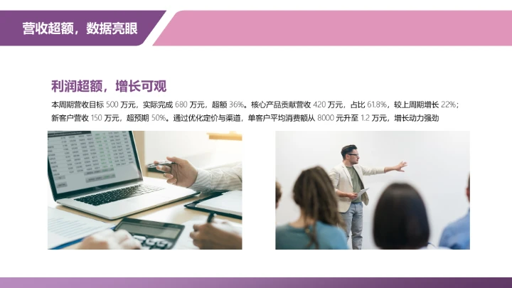 商务风含图片PPT列表