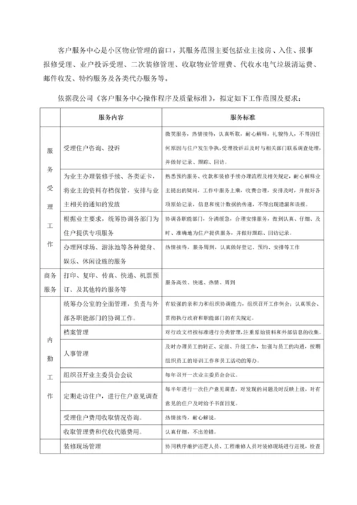 水沐天城小区物业接管方案.docx