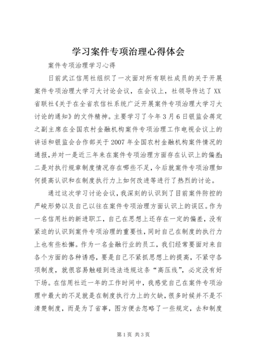 学习案件专项治理心得体会 (2).docx