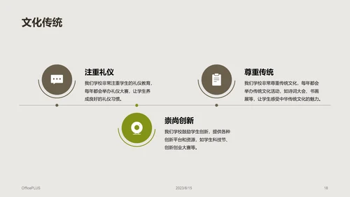 绿棕色商务现代校园招生宣传PPT模板