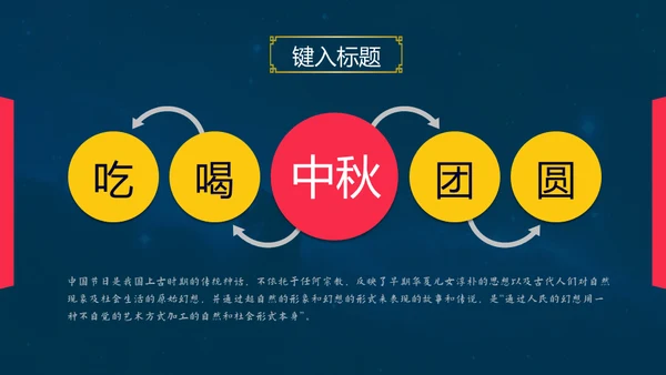 中秋国庆钜惠全城通用PPT模板