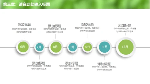 清新绿色环保宣传教育工作总结通用PPT模板