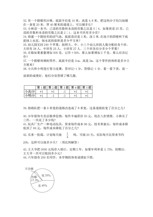 小升初数学应用题50道精选.docx