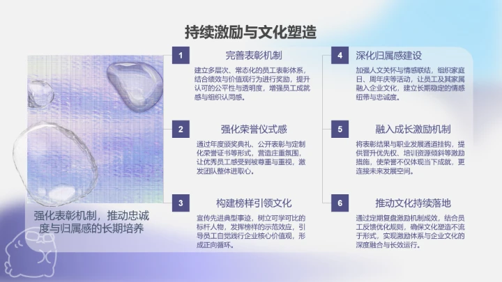 蓝灰色简约呆呆鲨公司年终汇报PPT主题