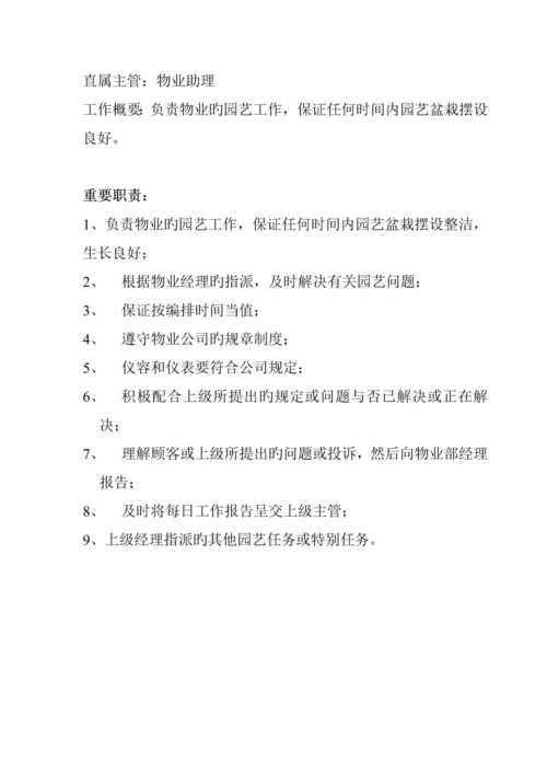 家园物业部岗位基本职责.docx