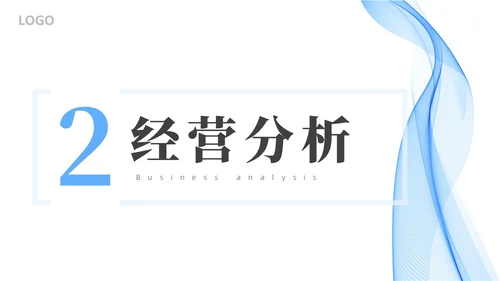 蓝色水彩简约科技经营分析报告汇报PPT课件问题分析与解决