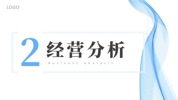 蓝色水彩简约科技经营分析报告汇报PPT课件问题分析与解决