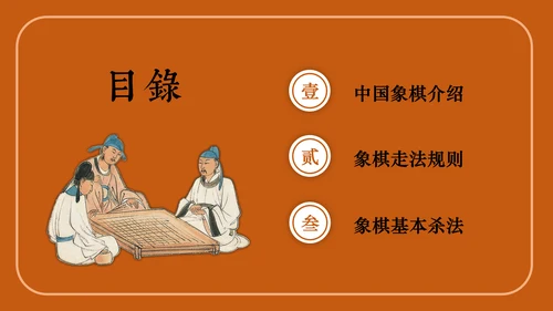 中国象棋下象棋通用PPT模板