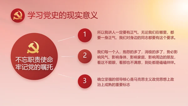 简约红色党建党支部年终工作总结PPT