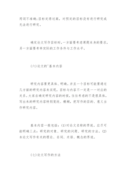 毕业论文开题报告格式精选.docx