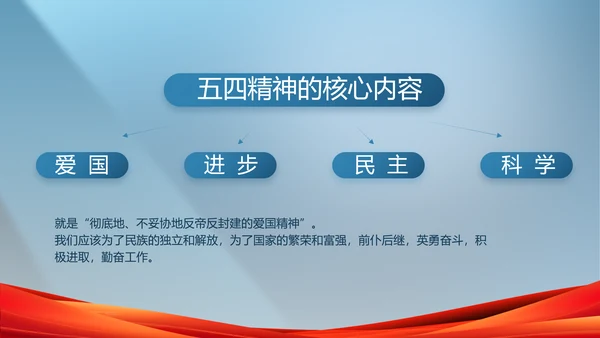 蓝色大气党政廉洁建设工作总结PPT