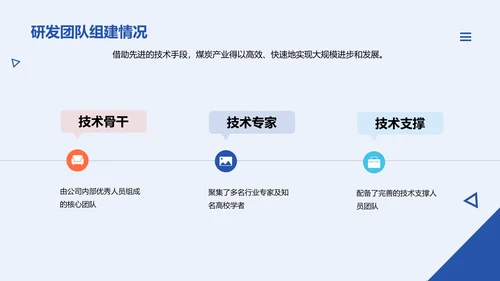 蓝色科技智能创新年度工作总结PPT模板